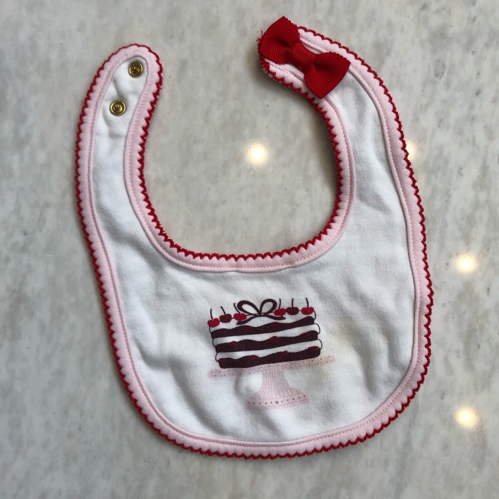 Kate Spade birthday bib